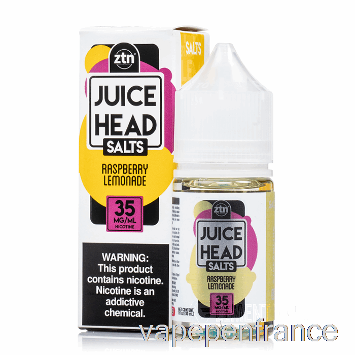 Limonade à La Framboise - Sels De Tête De Jus - 30 Ml 35 Mg Stylo Vape